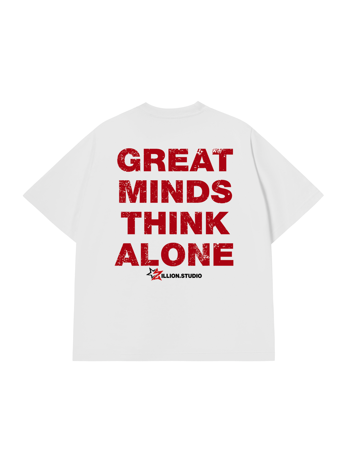Áo Thun Relaxed Fit Great Minds Think Alone
