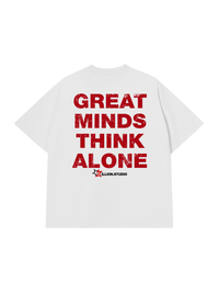Áo Thun Relaxed Fit Great Minds Think Alone