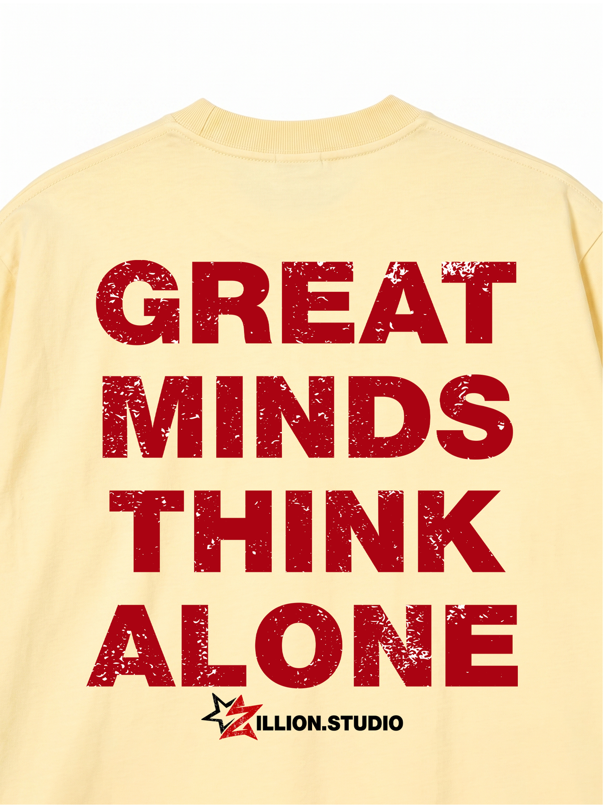 Áo Thun Relaxed Fit Great Minds Think Alone