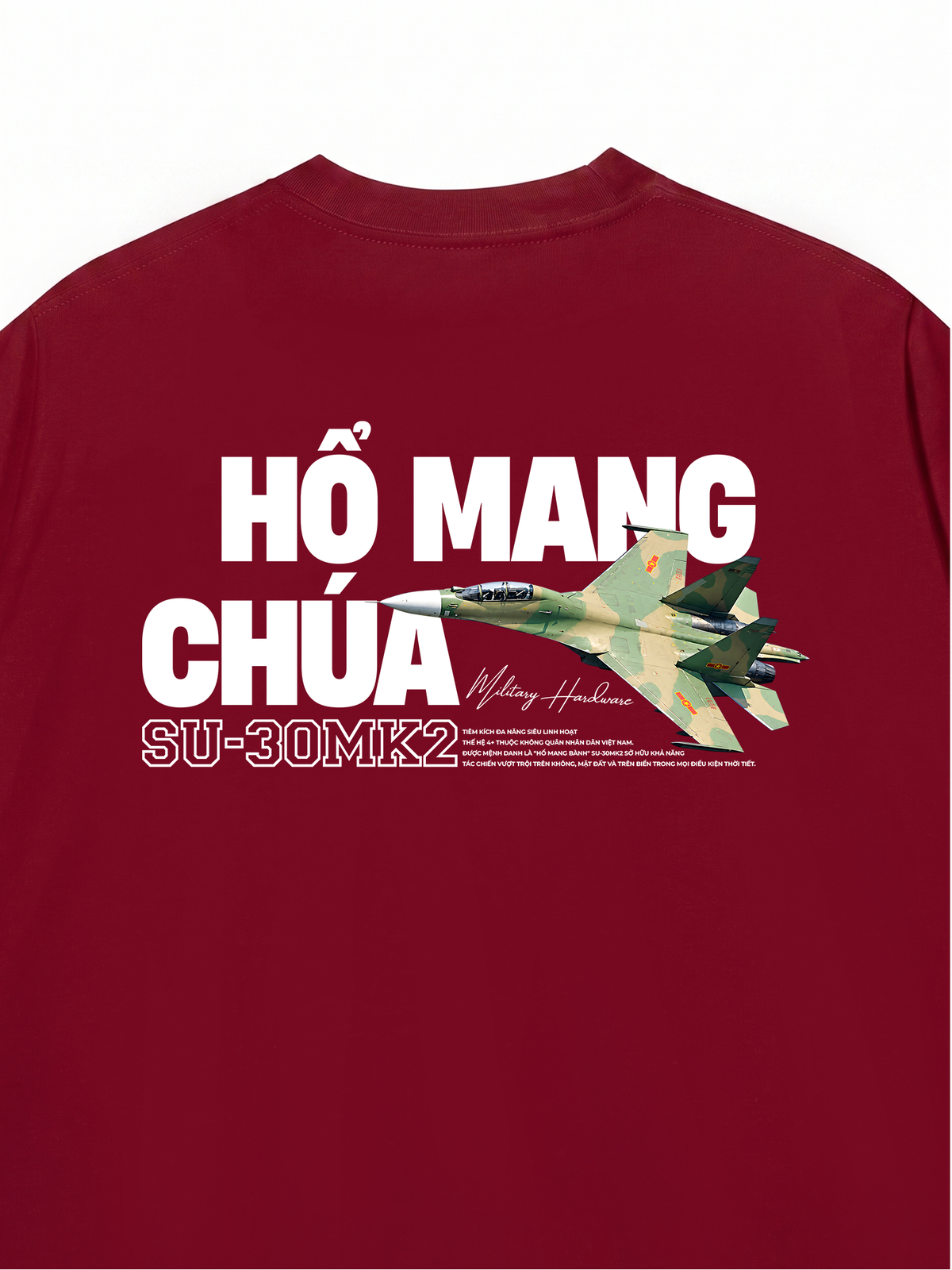 Áo Thun Relaxed Fit Hổ Mang Chúa Su-30MK2