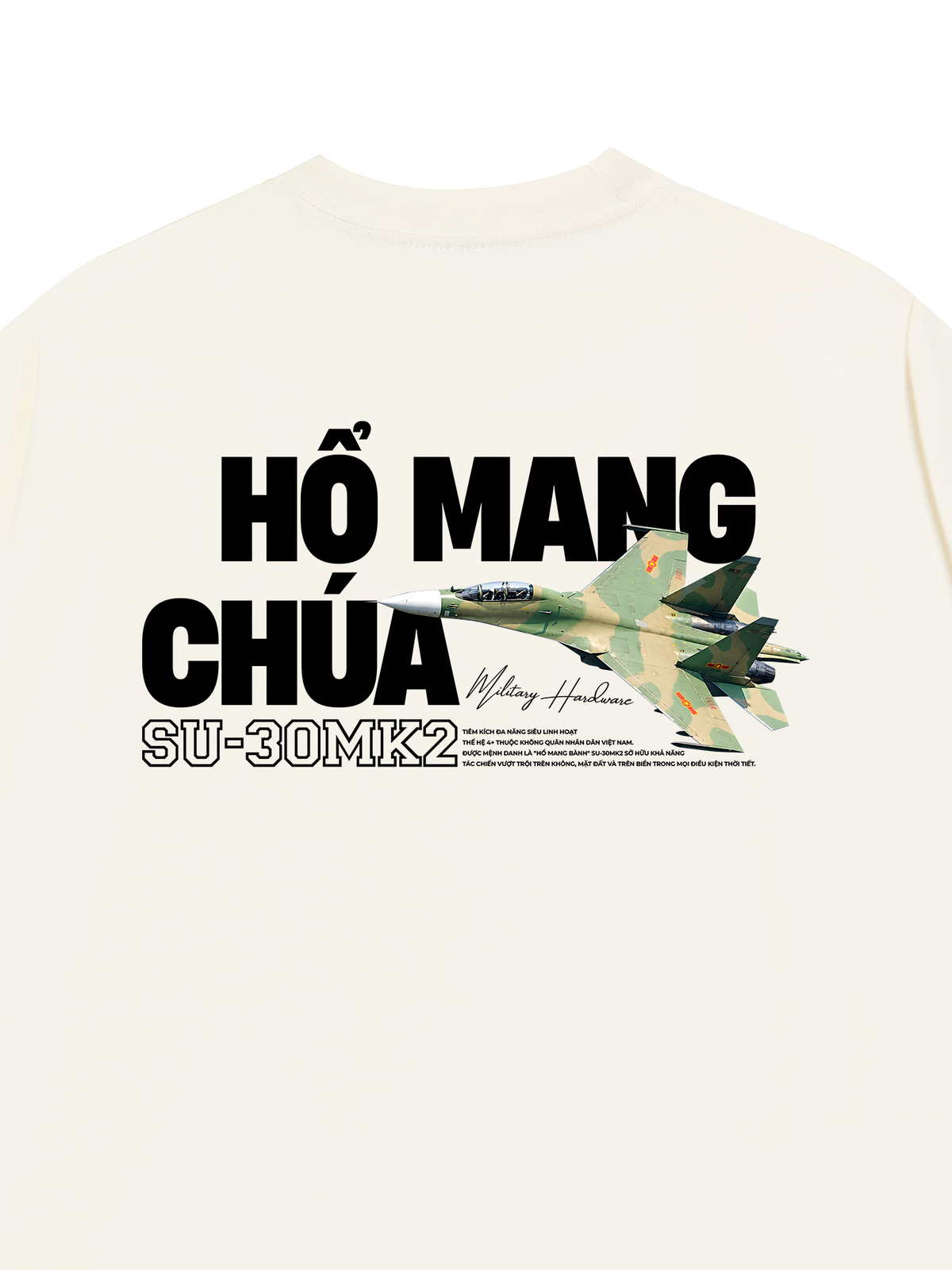 Áo Thun Relaxed Fit Hổ Mang Chúa Su-30MK2