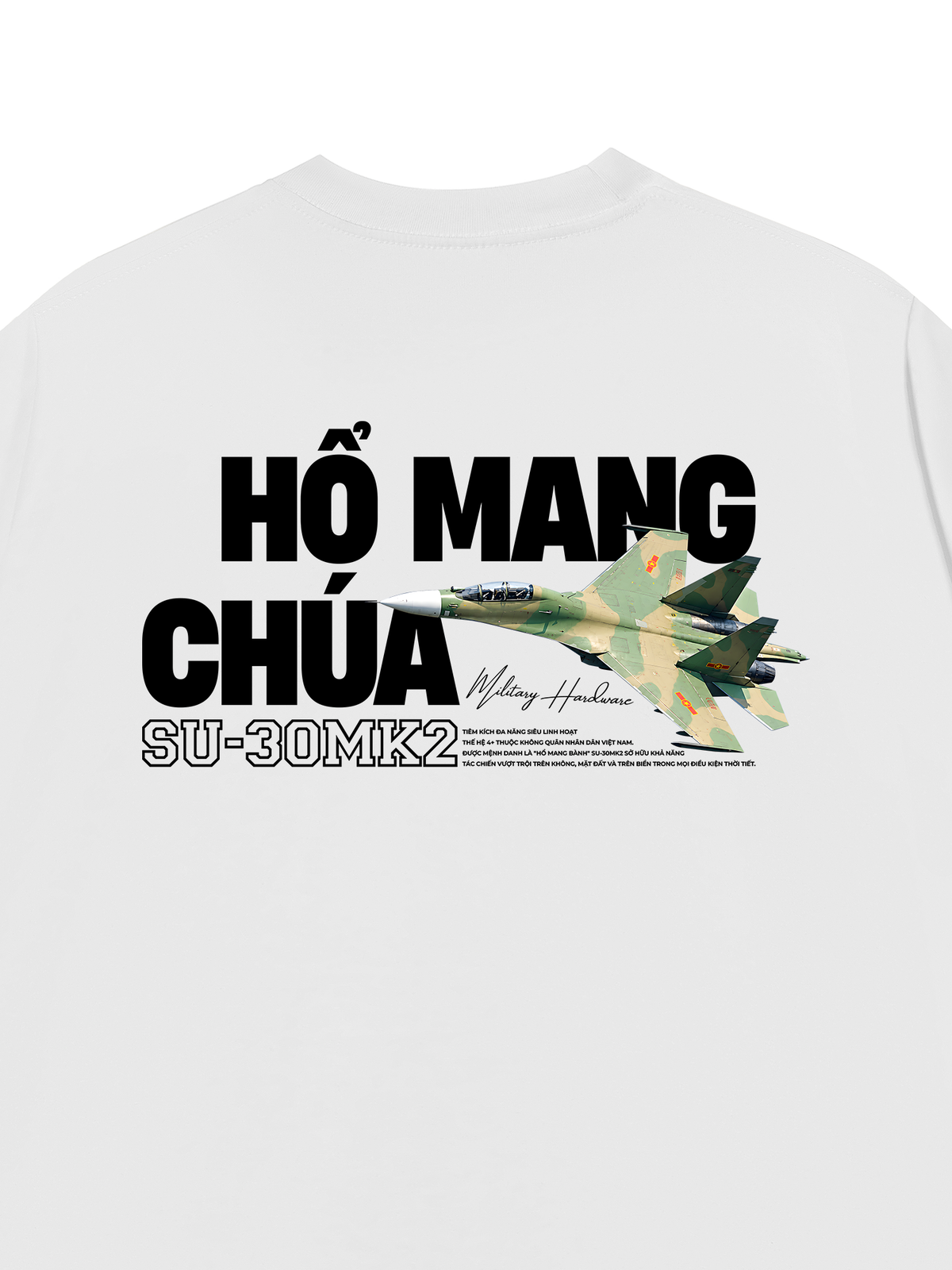 Áo Thun Relaxed Fit Hổ Mang Chúa Su-30MK2
