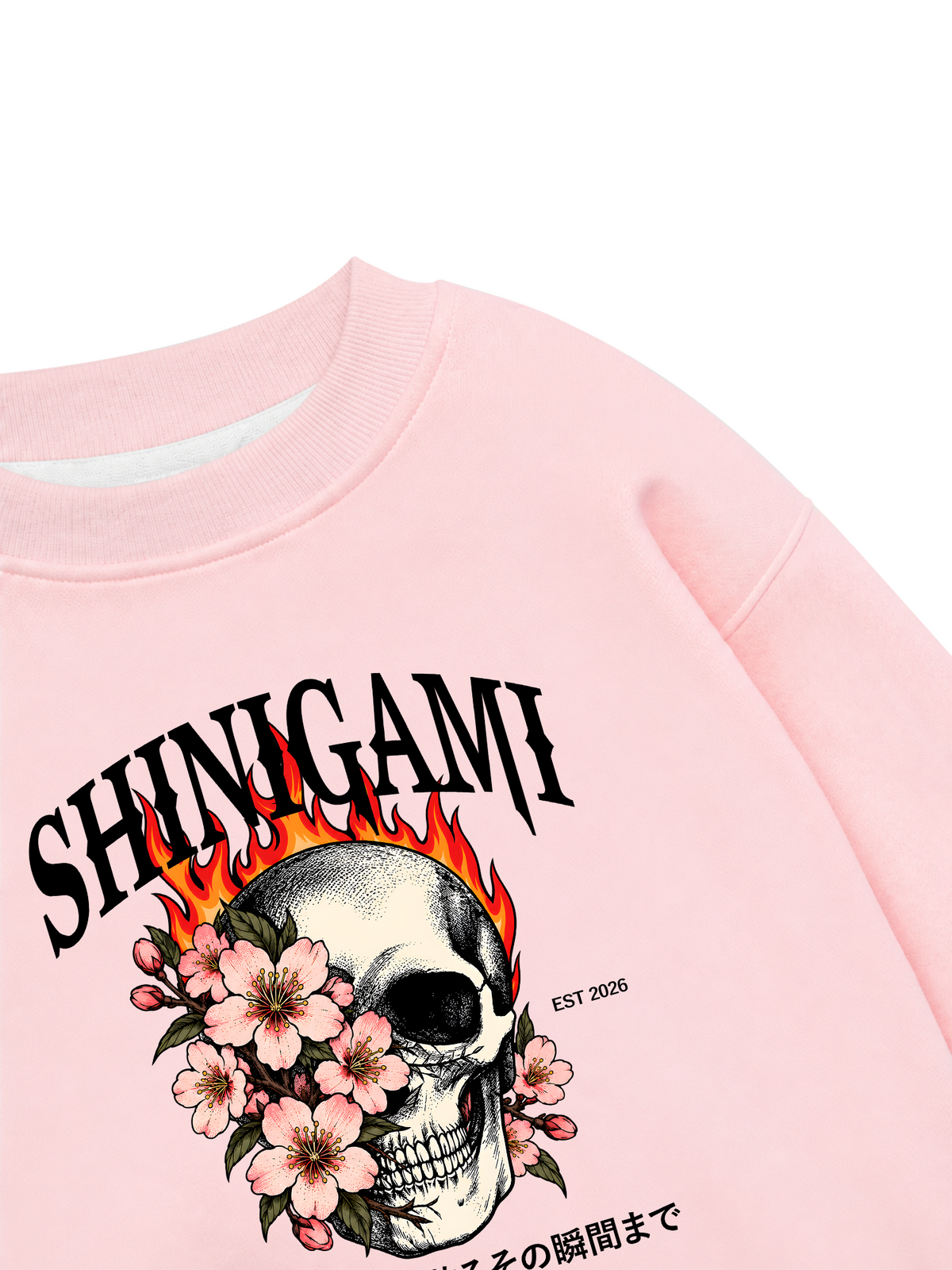 Áo Sweater Nỉ Hai Da Shinigami