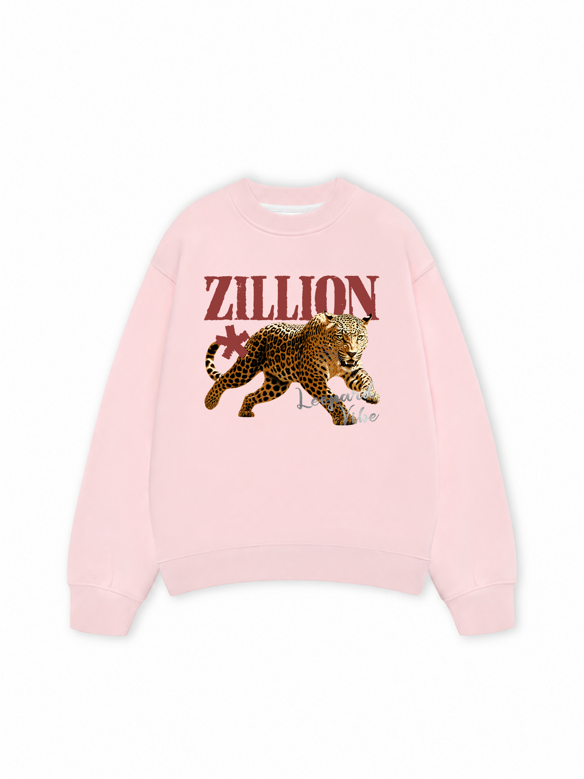 Áo Sweater Nỉ Hai Da Zillion Leopard Vibe