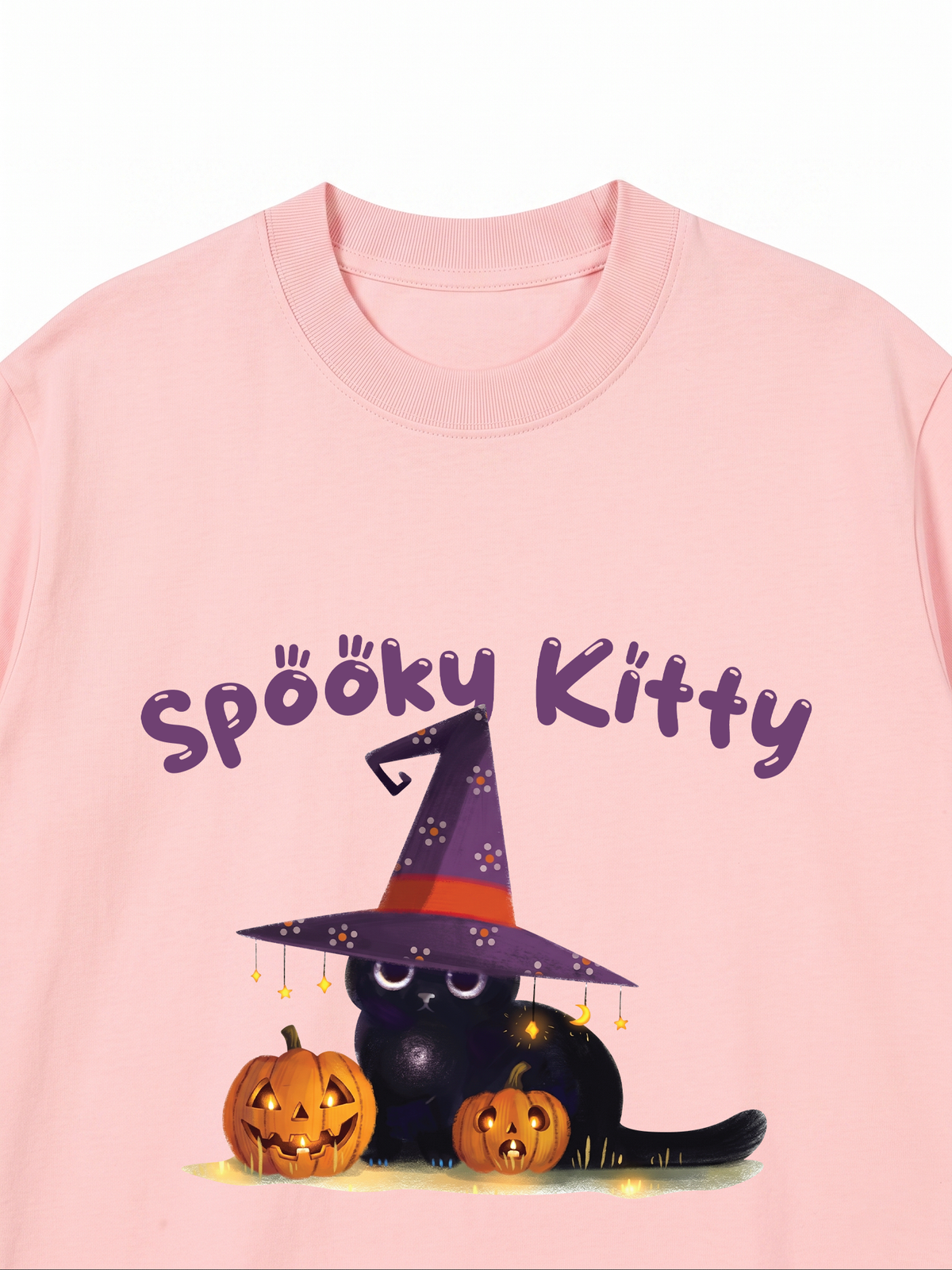 Áo Thun Relaxed Fit Spooky Kitty