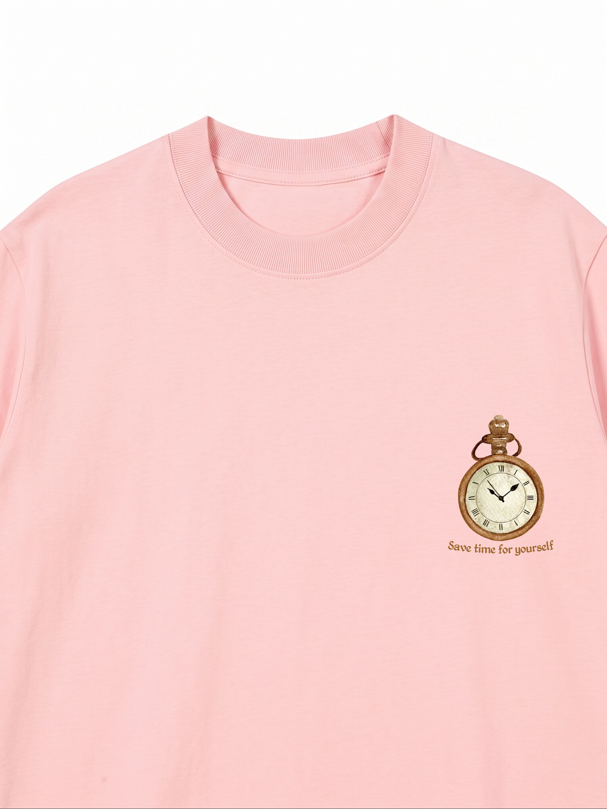 Áo Thun Relaxed Fit Save Time For Yourself