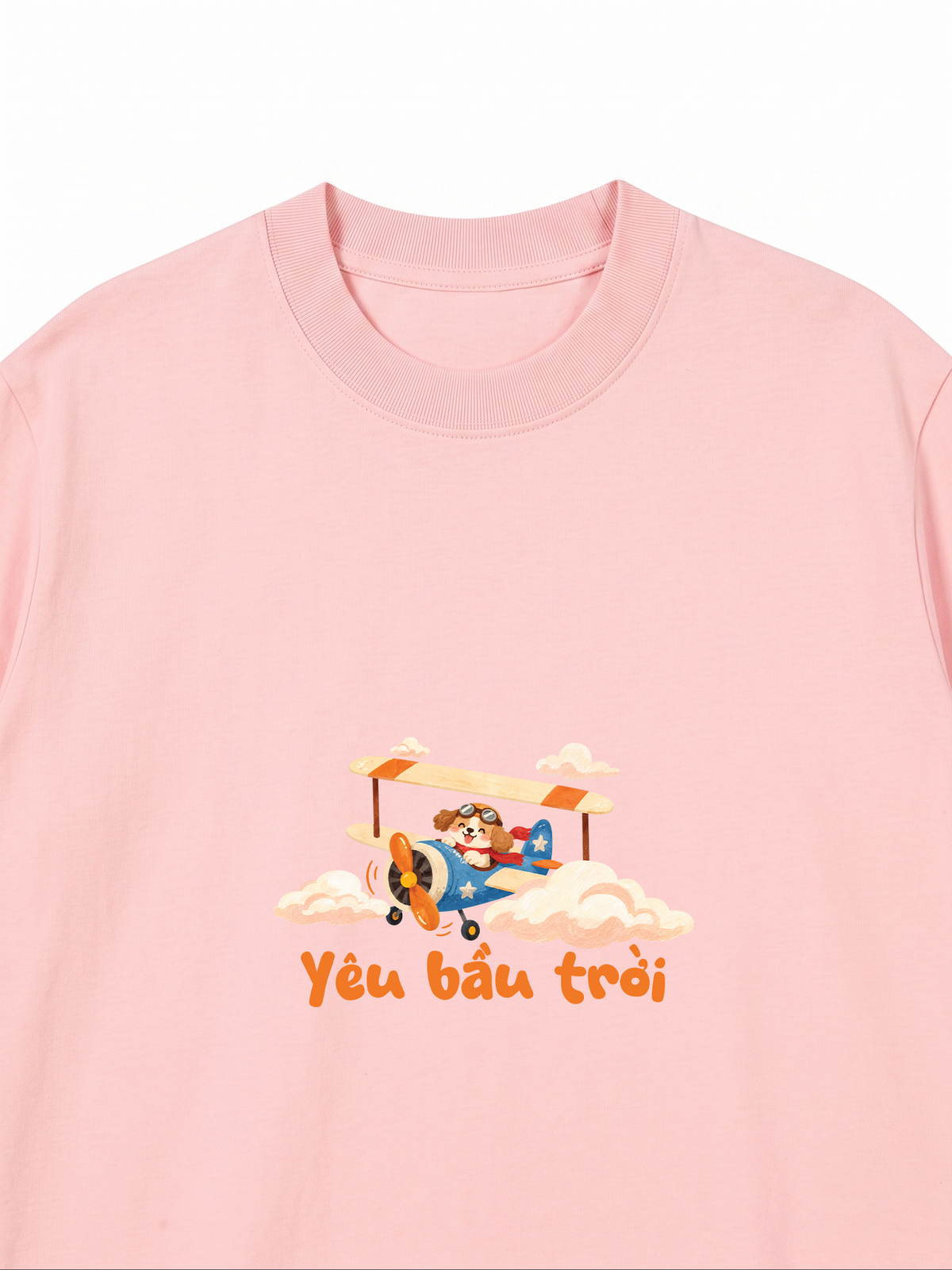 Áo Thun Relaxed Fit Yêu Bầu Trời