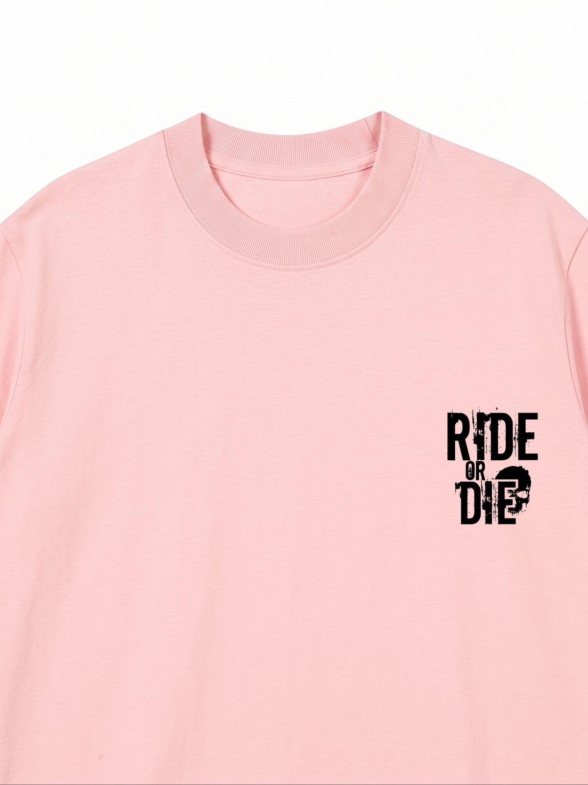 Áo Thun Relaxed Fit Skull Ride Or Die
