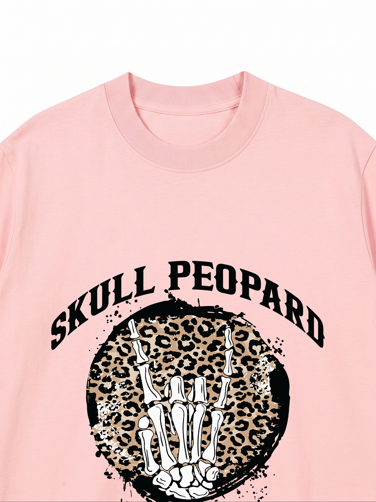 Áo Thun Relaxed Fit Skull Leopard