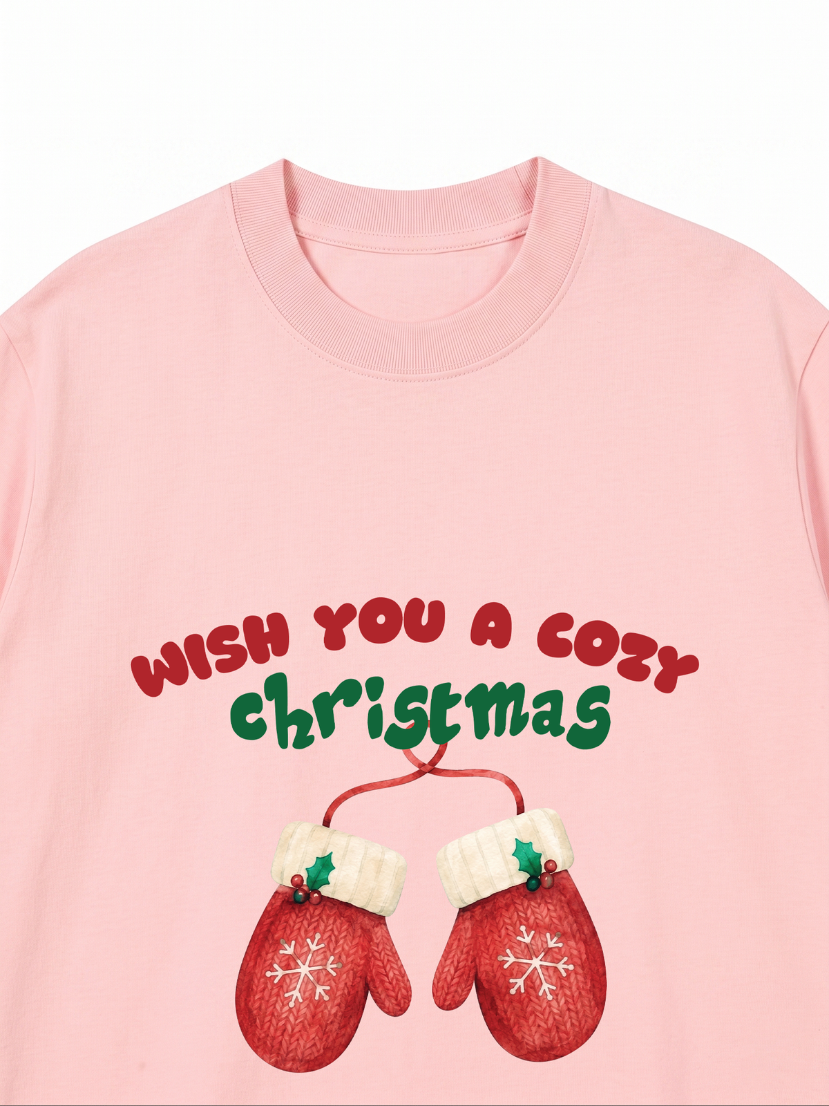 Áo Thun Relaxed Fit Wish You A Cozy Christmas