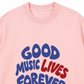 Áo Thun Relaxed Fit Good Music Lives Forever