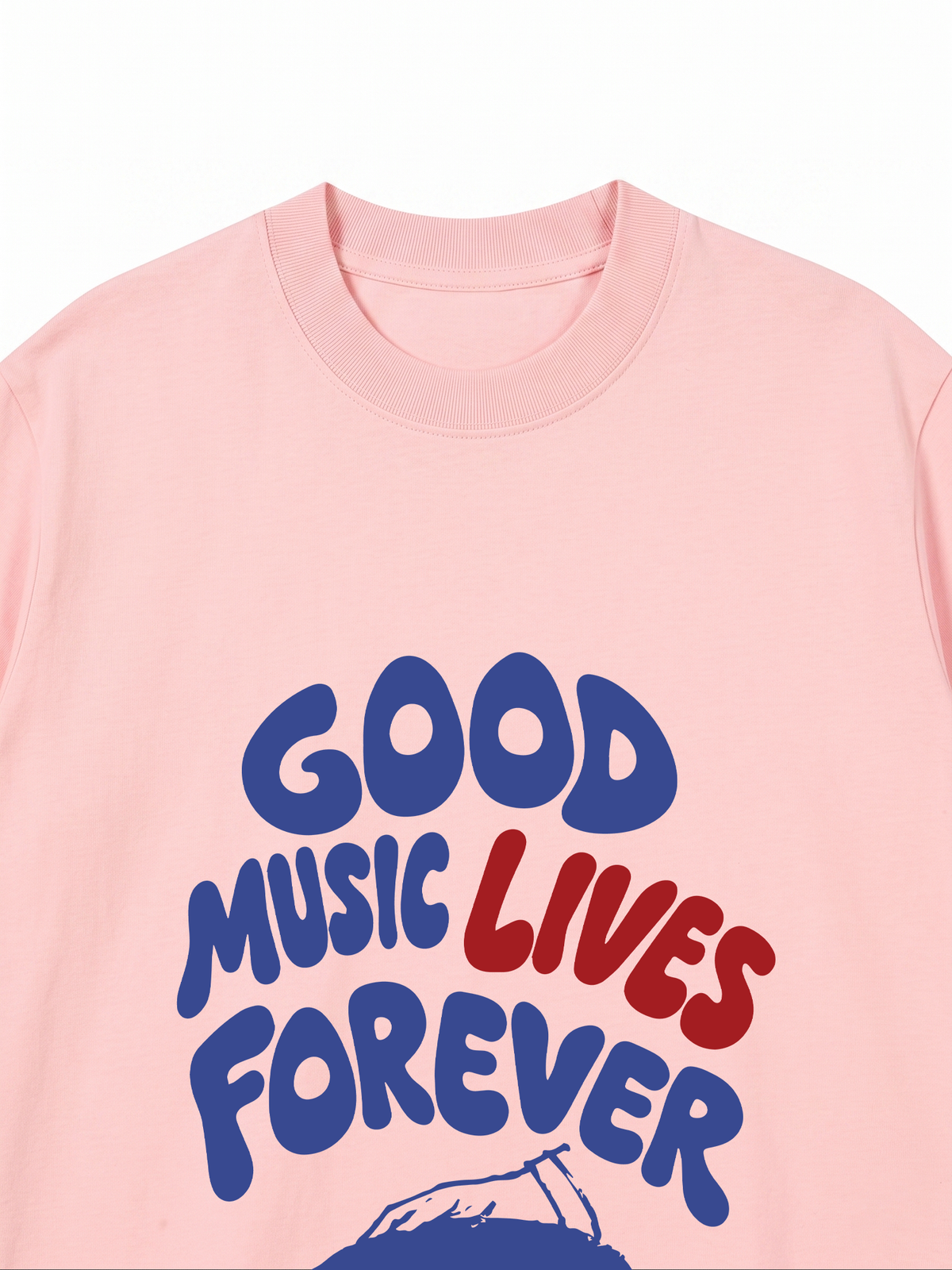 Áo Thun Relaxed Fit Good Music Lives Forever