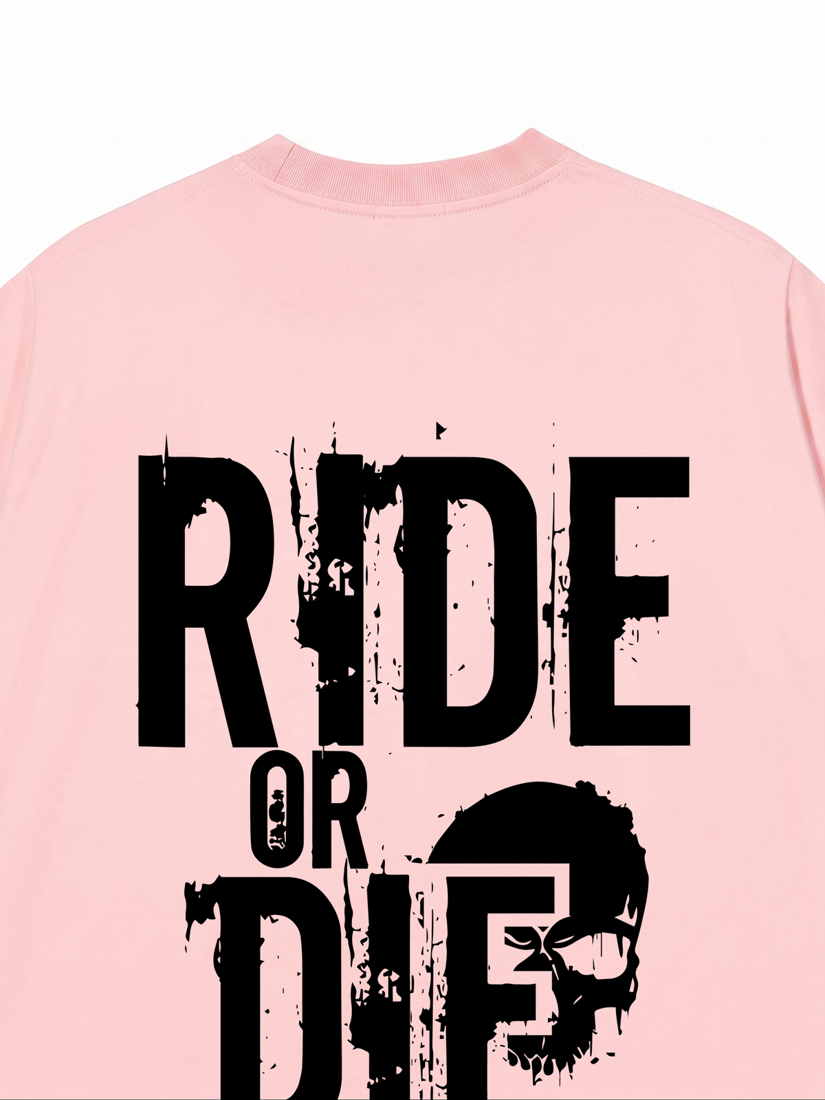 Áo Thun Relaxed Fit Skull Ride Or Die
