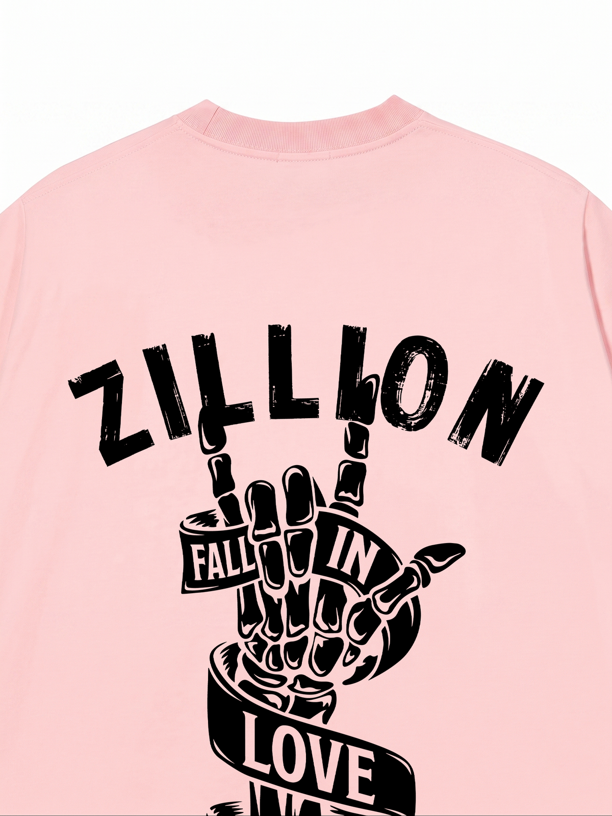 Áo Thun Relaxed Fit Skull Fall In Love