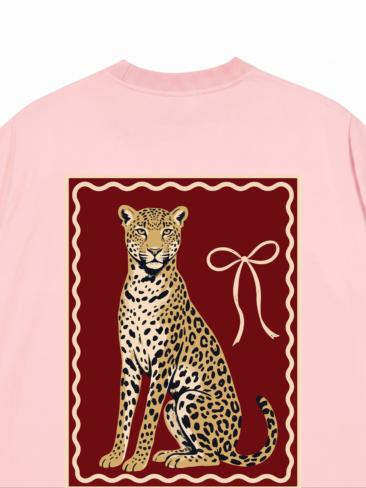 Áo Thun Relaxed Fit Sitting Leopard