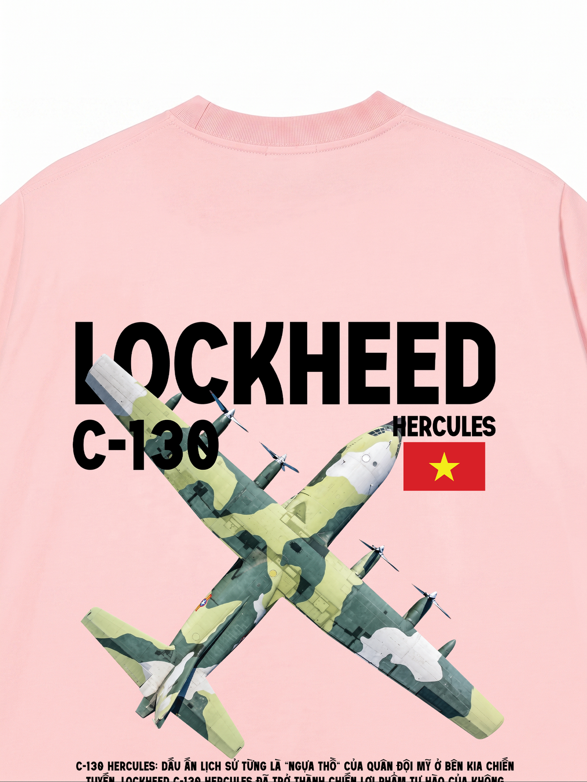 Áo Thun Relaxed Fit Việt Nam Lockheed C-130 Hercules