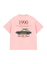 Áo Thun Relaxed Fit Car Feel The Road