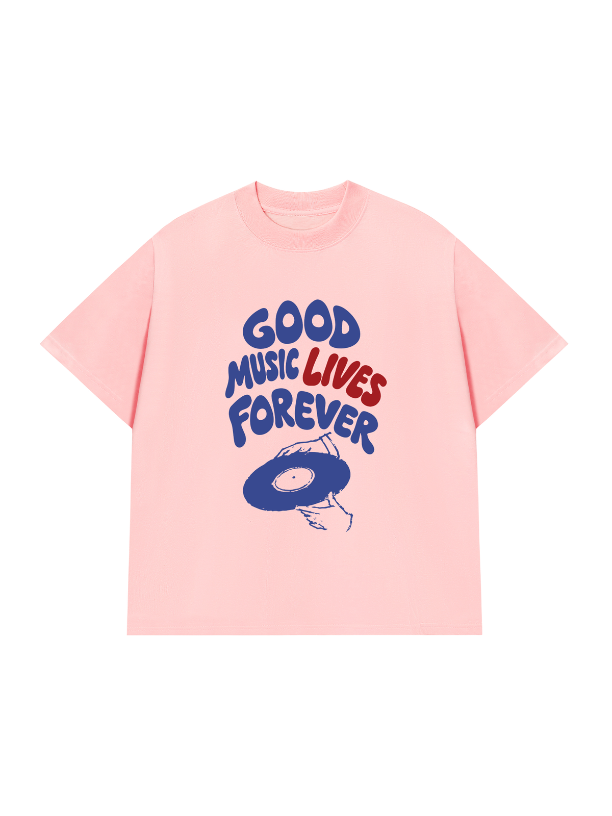 Áo Thun Relaxed Fit Good Music Lives Forever