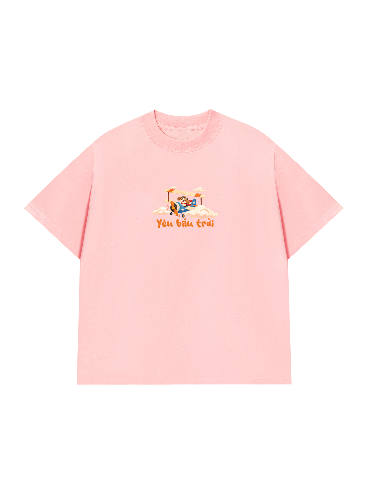 Áo Thun Relaxed Fit Yêu Bầu Trời