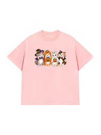 Áo Thun Relaxed Fit Meow Halloween