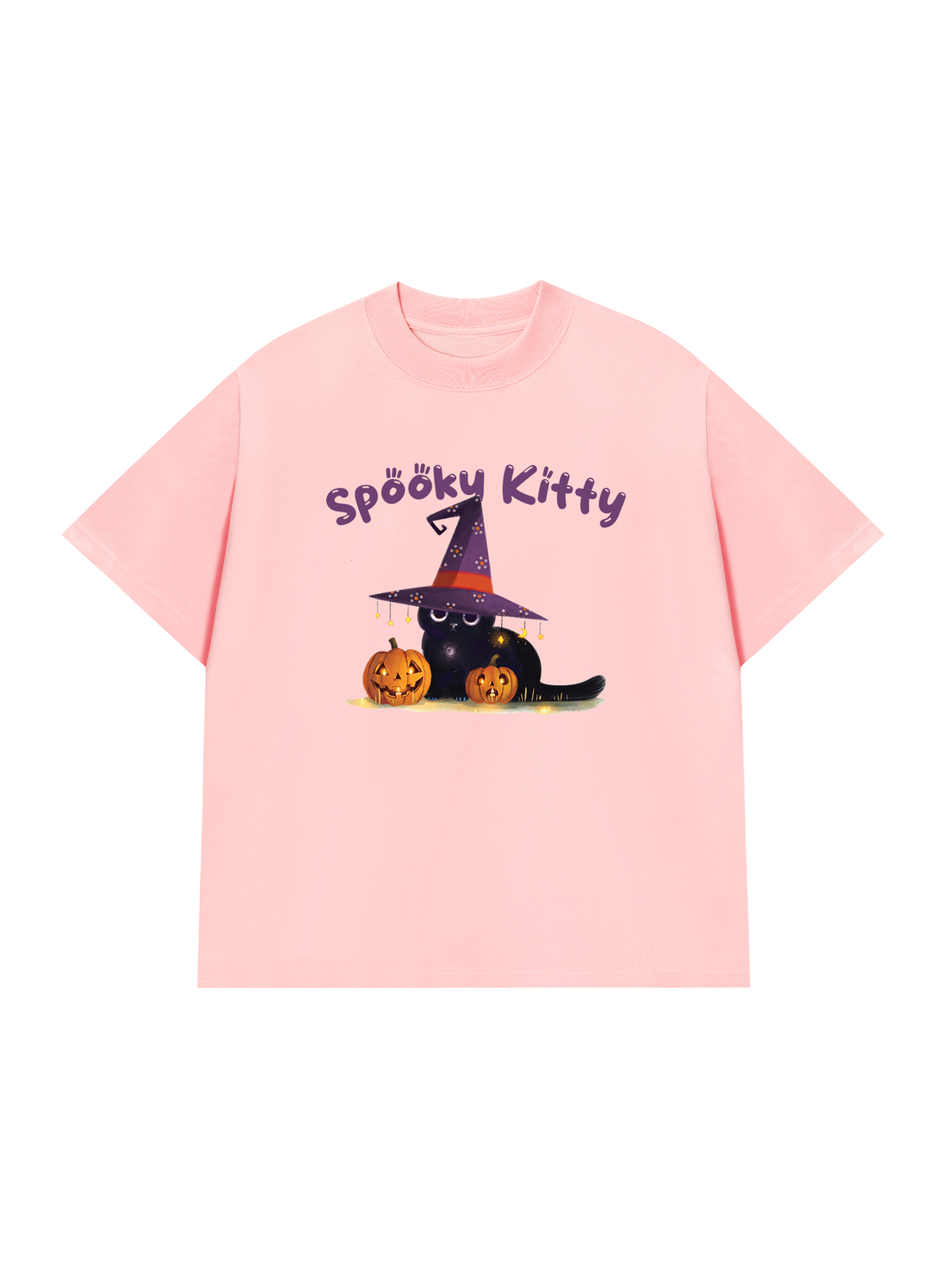 Áo Thun Relaxed Fit Spooky Kitty