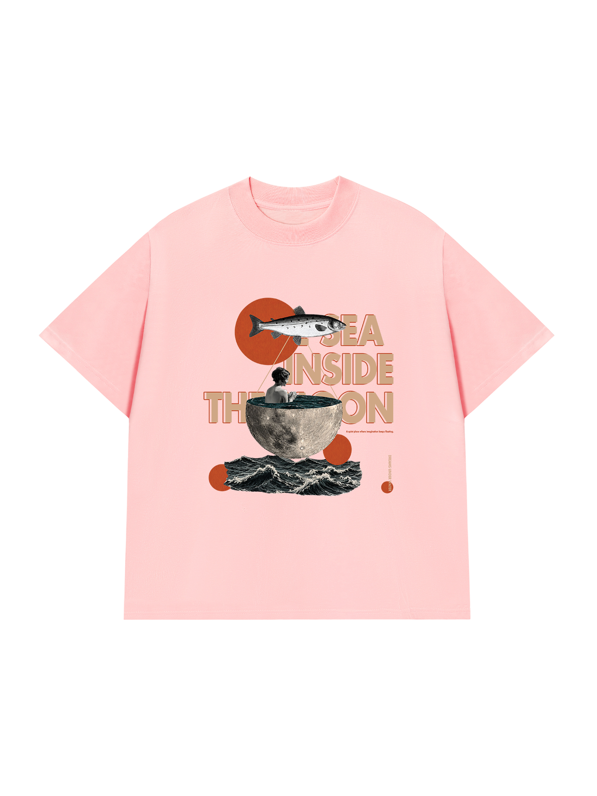 Áo Thun Relaxed Fit THE SEA INSIDE THE MOON