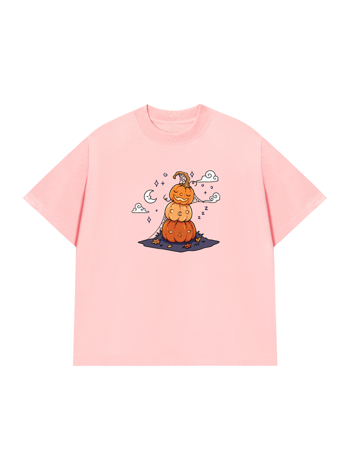 Áo Thun Relaxed Fit Sleepy Pumpkins