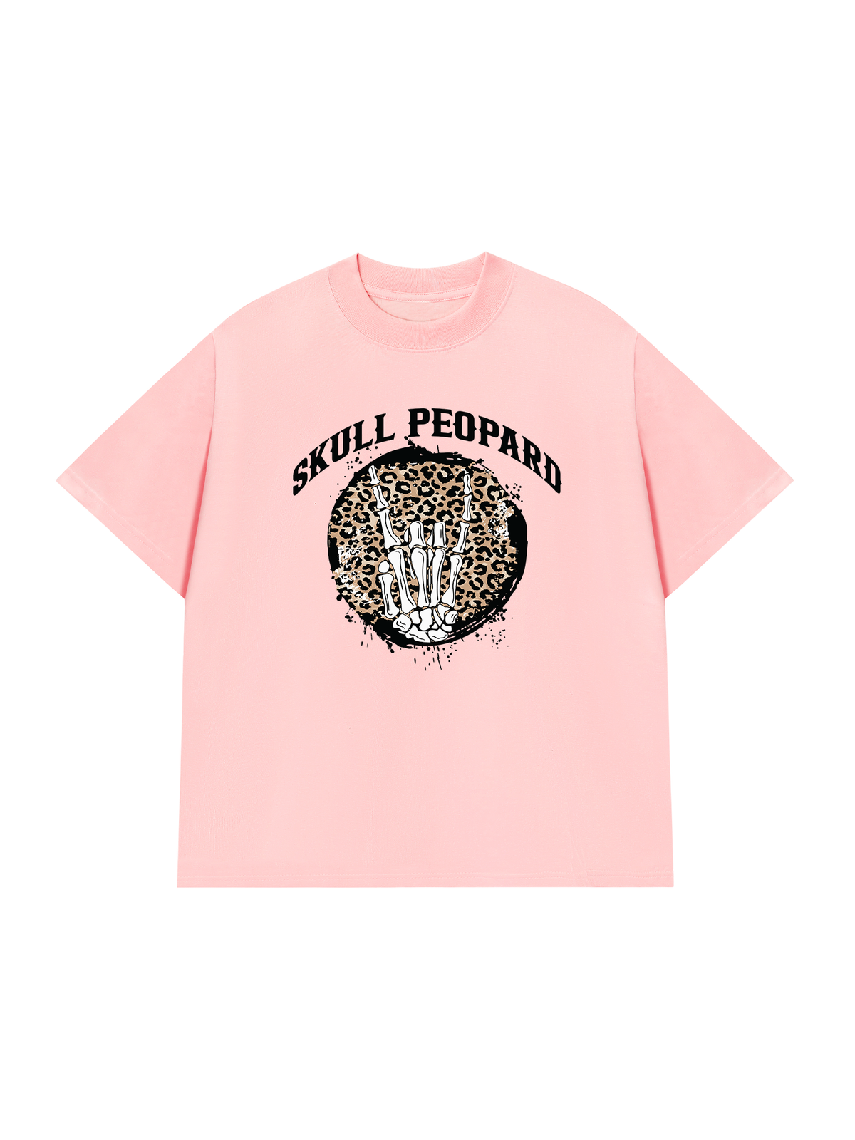 Áo Thun Relaxed Fit Skull Leopard