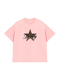 Áo Thun Relaxed Fit Beauty Leopard Star