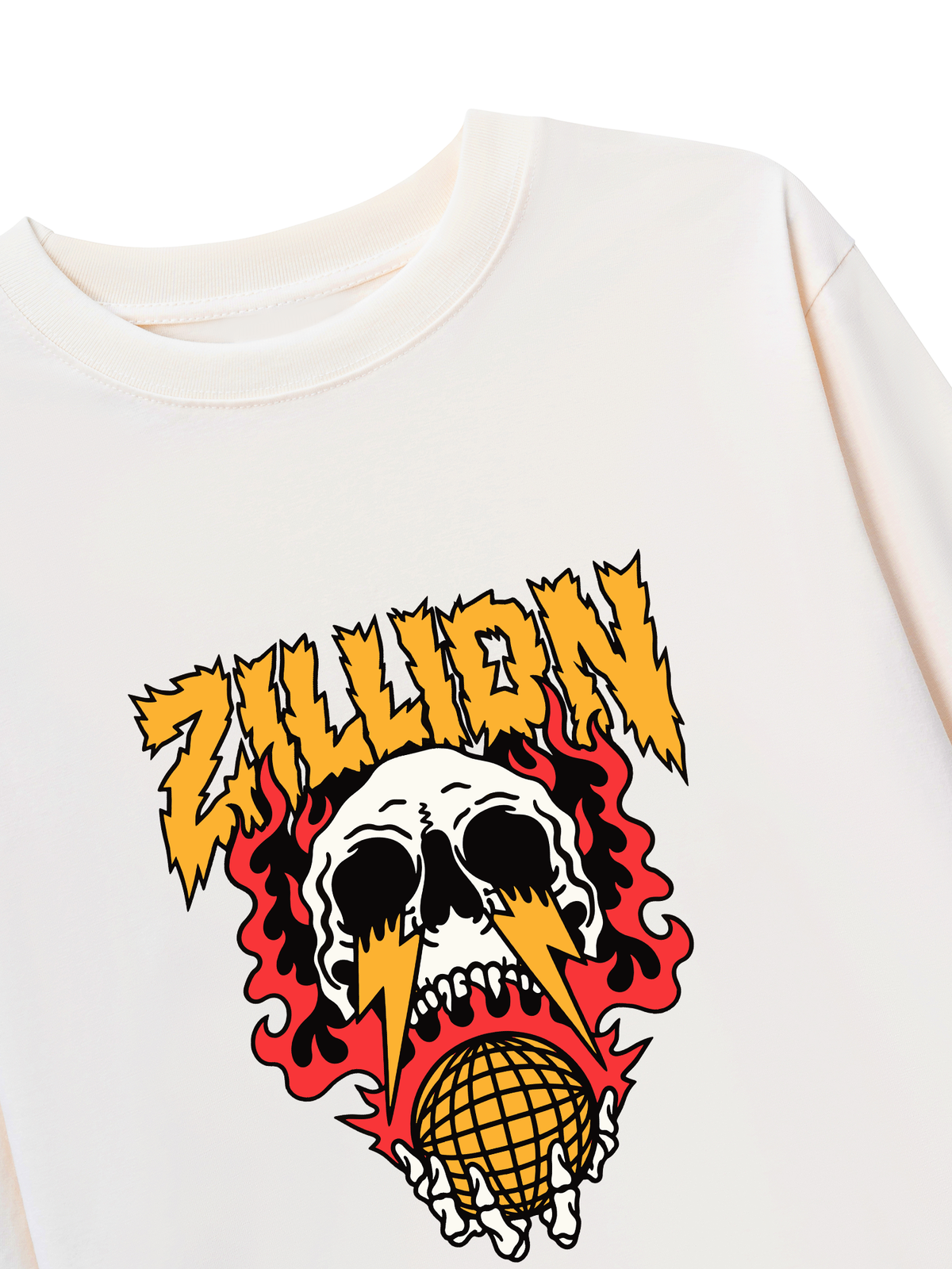 Áo Thun Dài Tay Skull Global
