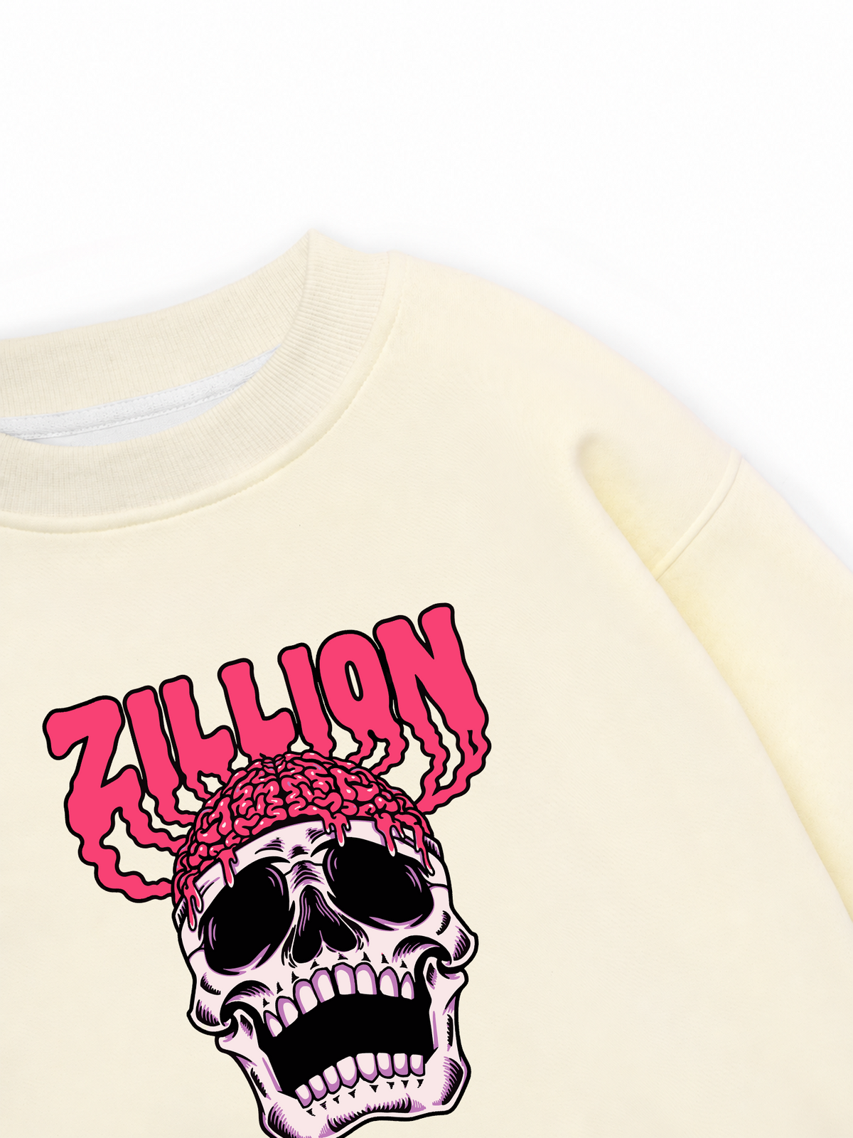 Áo Sweater Nỉ Hai Da Brain