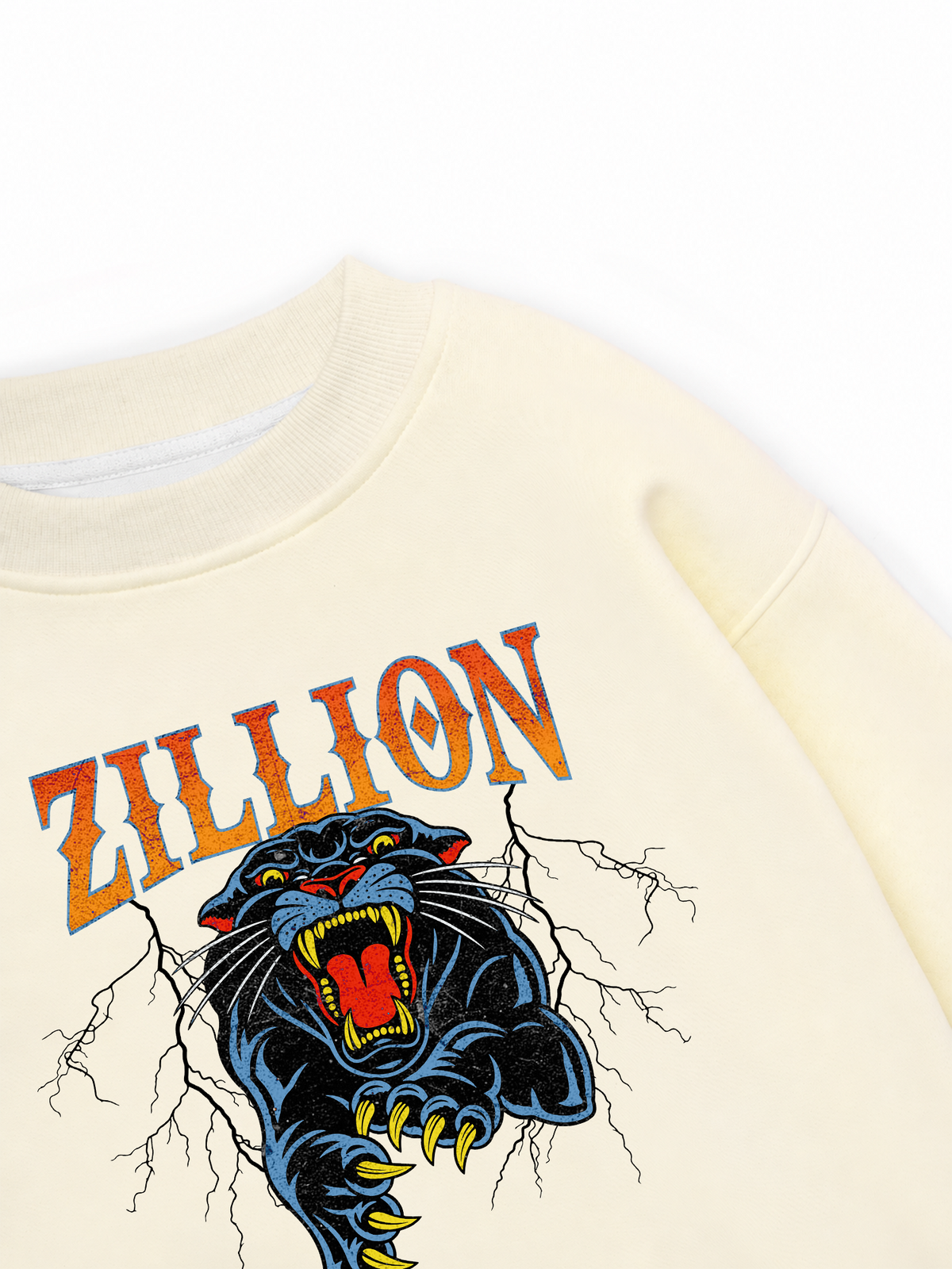 Áo Sweater Nỉ Hai Da Zillion Thunder Panther