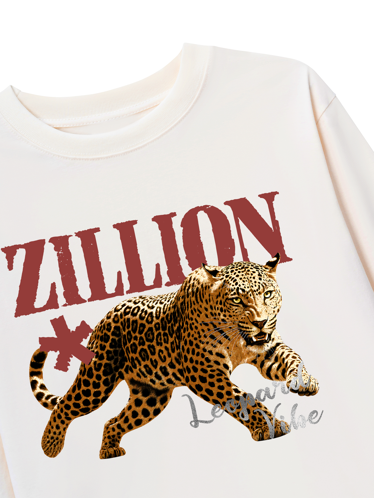 Áo Thun Dài Tay Zillion Leopard Vibe
