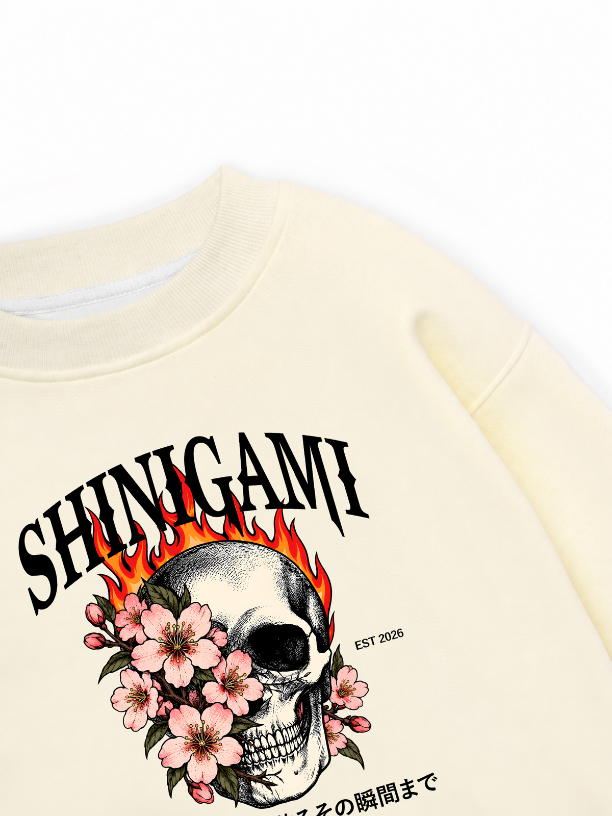 Áo Sweater Nỉ Hai Da Shinigami
