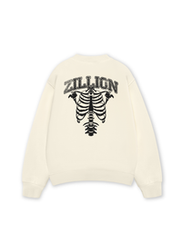 Áo Sweater Nỉ Hai Da Body Bones Zillion