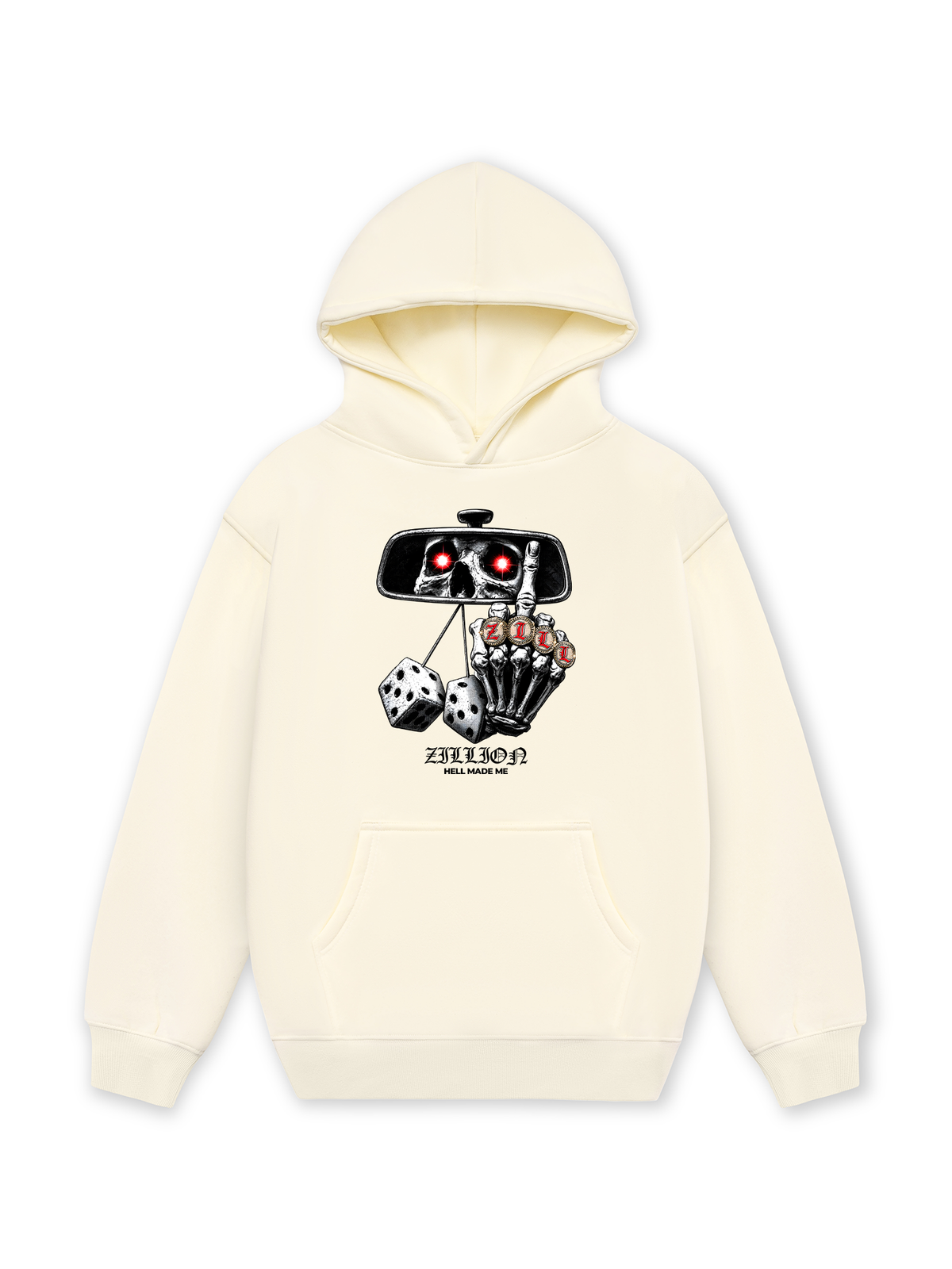 Áo Hoodie Nỉ Hai Da Hell Made Me