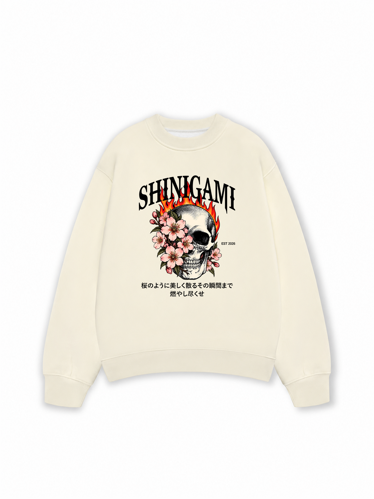 Áo Sweater Nỉ Hai Da Shinigami