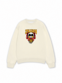 Áo Sweater Nỉ Hai Da Skull Global