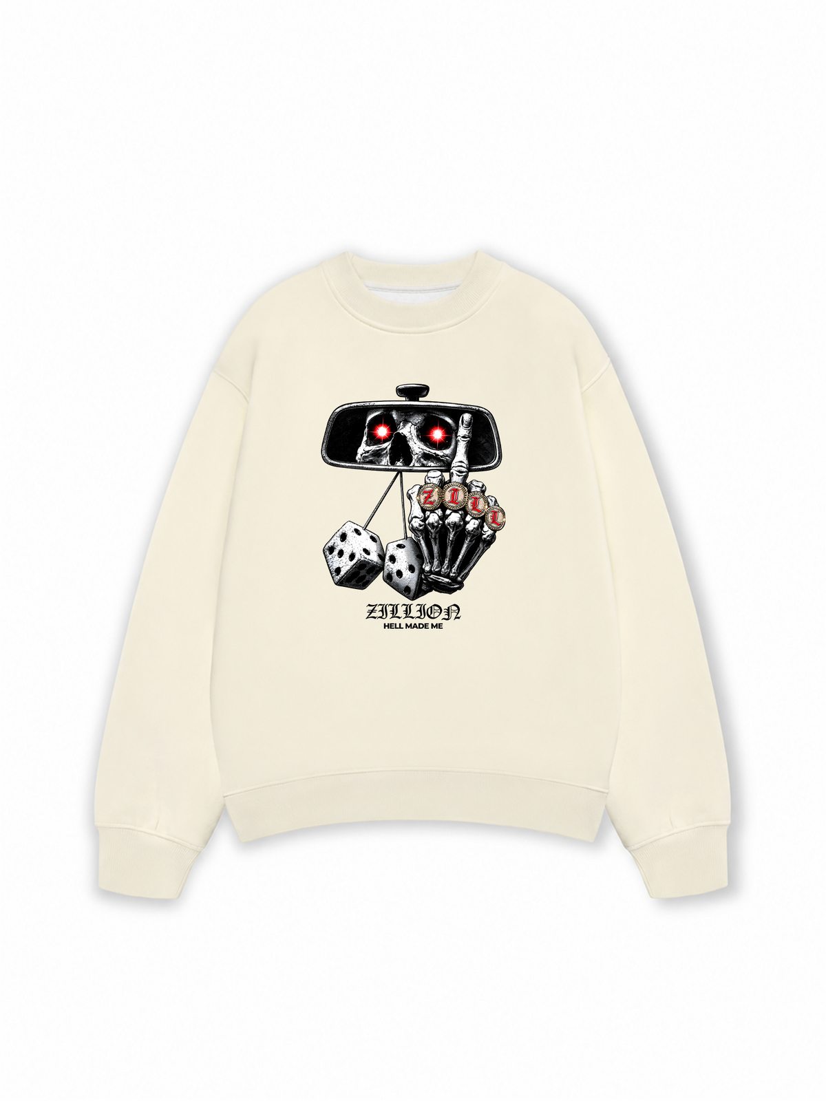 Áo Sweater Nỉ Hai Da Hell Made Me