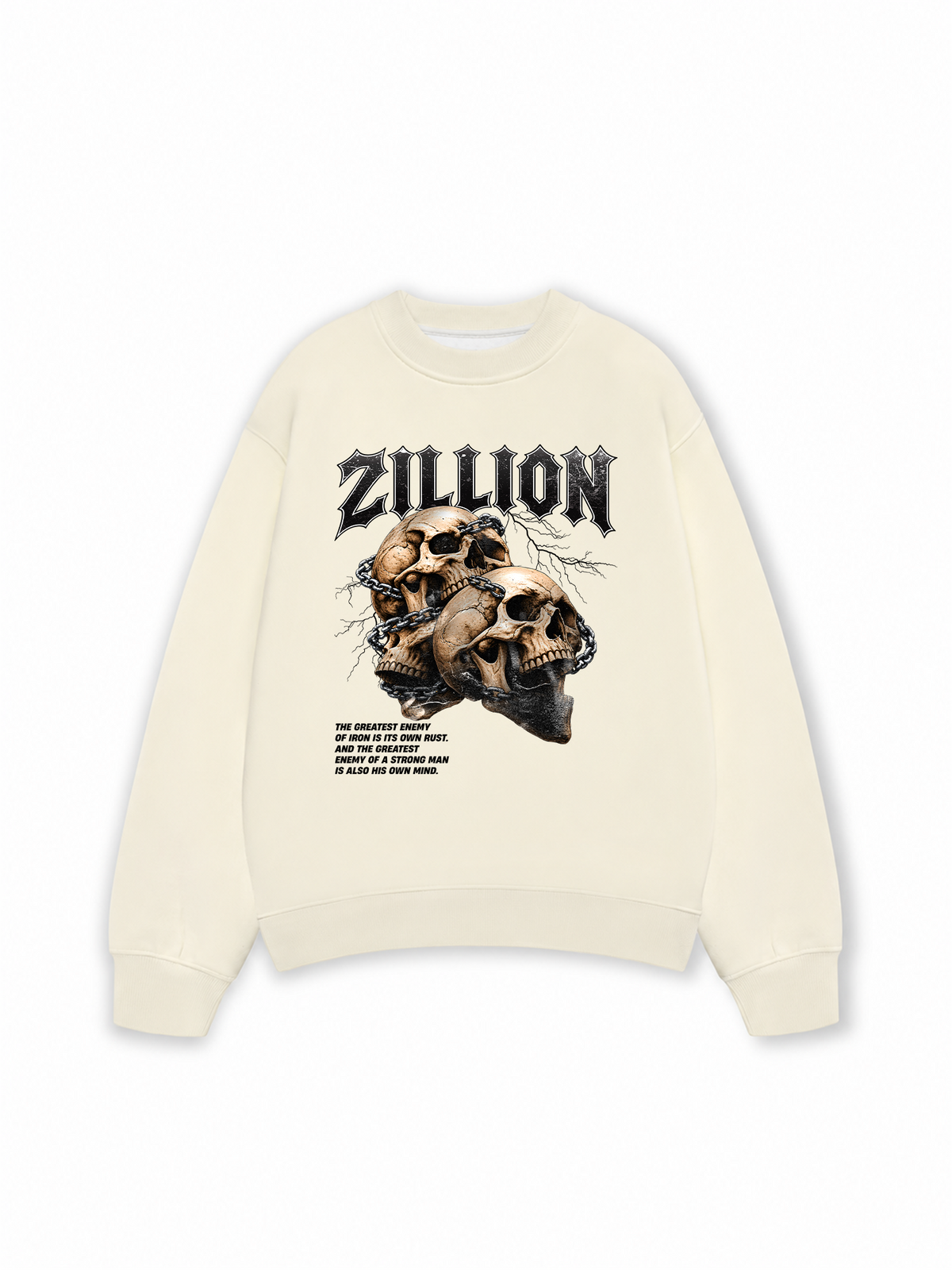 Áo Sweater Nỉ Hai Da Shackle