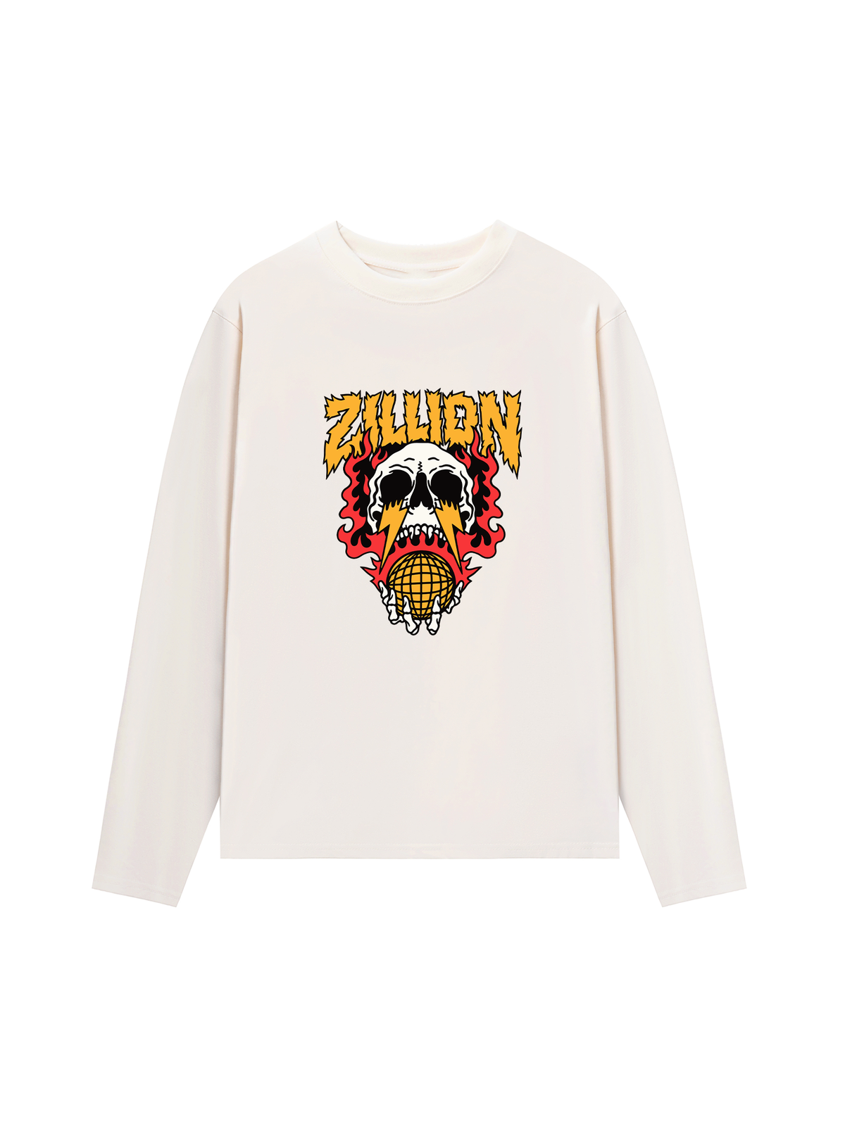 Áo Thun Dài Tay Skull Global