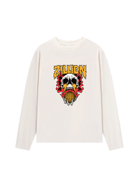 Áo Thun Dài Tay Skull Global