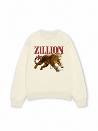 Áo Sweater Nỉ Hai Da Zillion Leopard Vibe