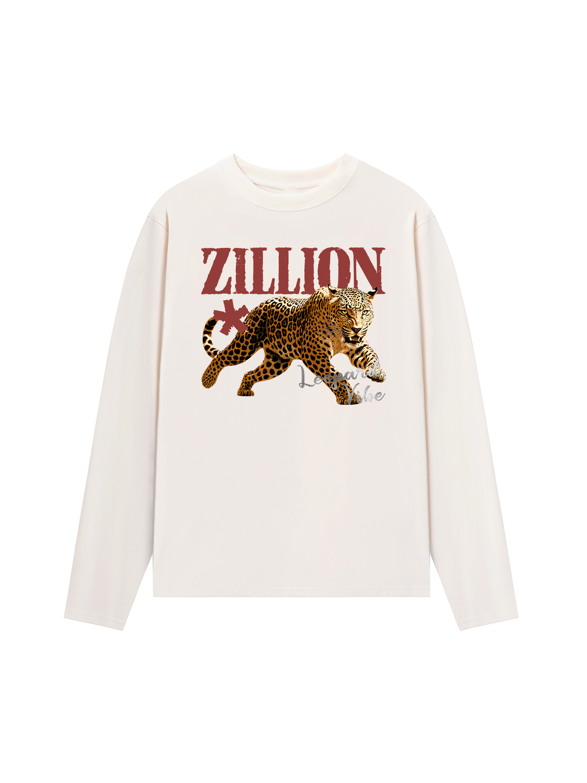 Áo Thun Dài Tay Zillion Leopard Vibe