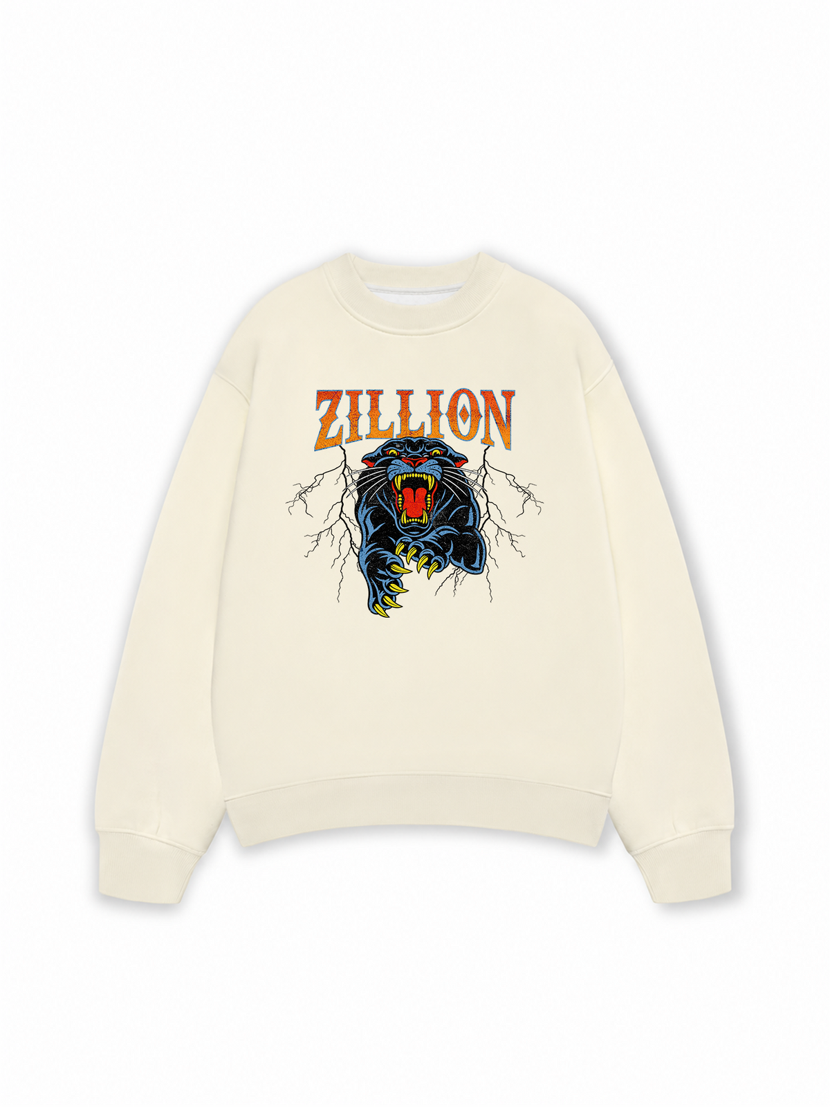 Áo Sweater Nỉ Hai Da Zillion Thunder Panther