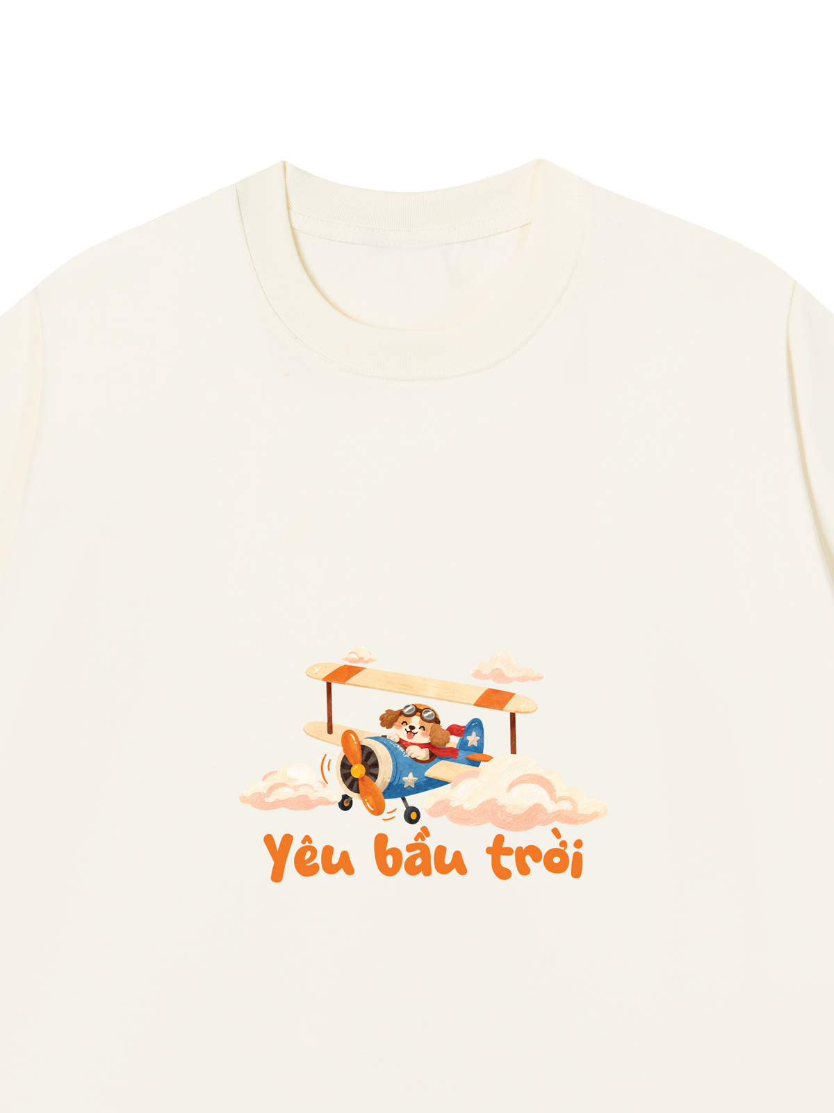 Áo Thun Relaxed Fit Yêu Bầu Trời