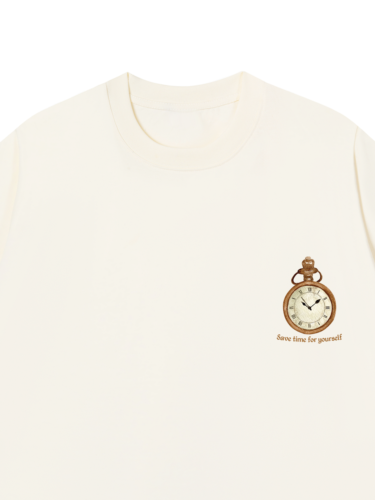 Áo Thun Relaxed Fit Save Time For Yourself
