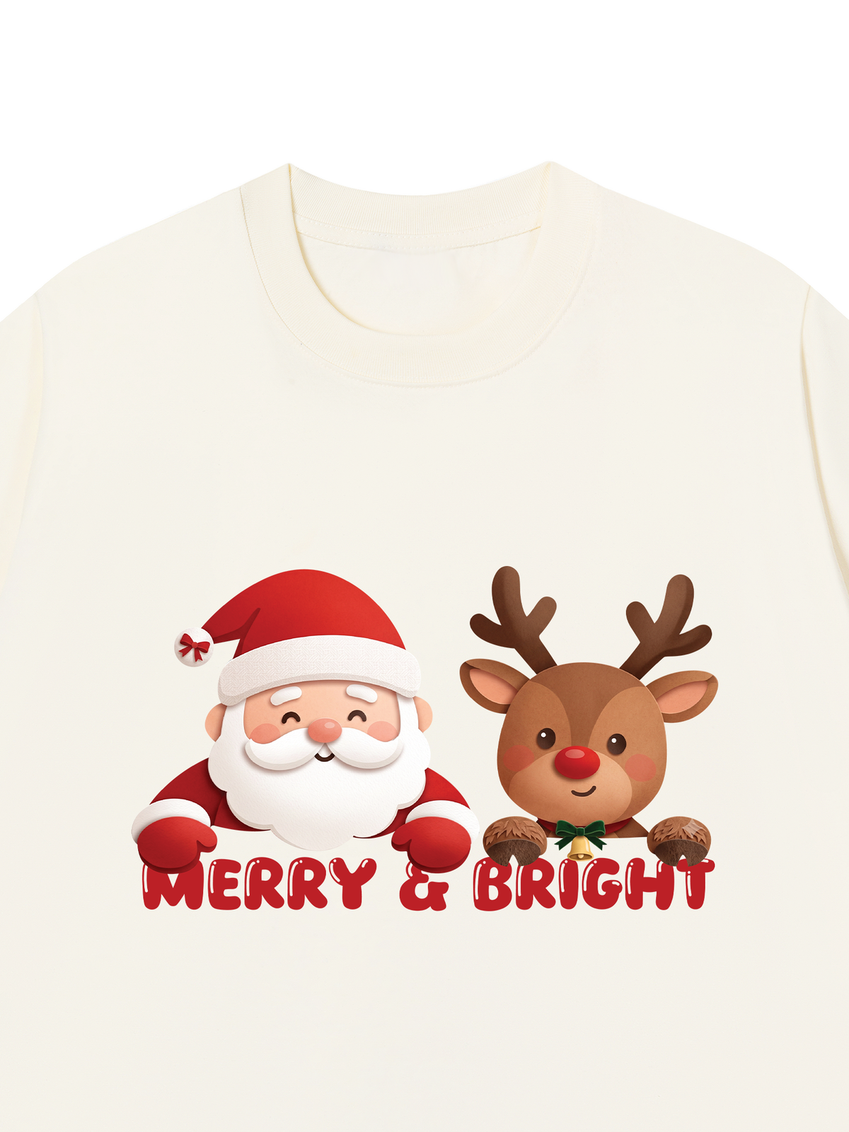 Áo Thun Relaxed Fit Merry & Bright
