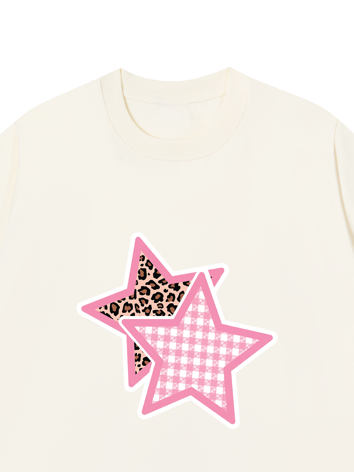 Áo Thun Relaxed Fit Leopard Star