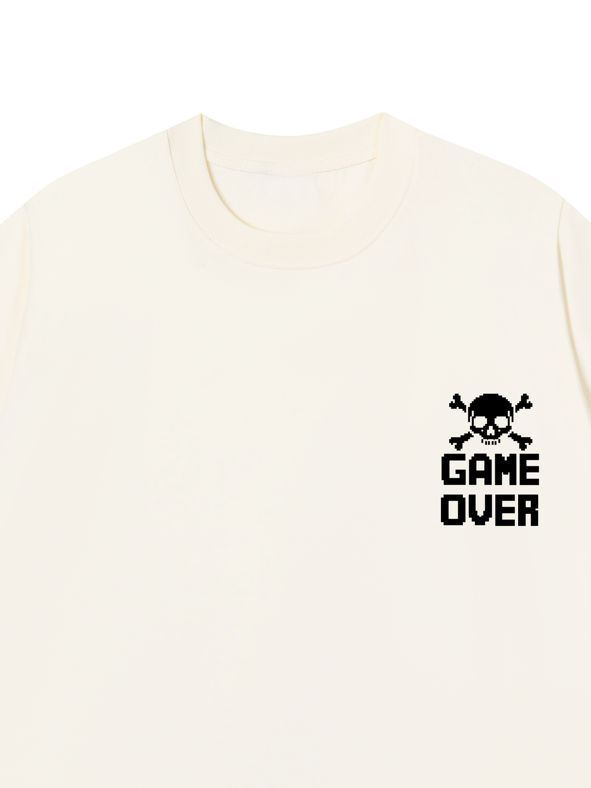 Áo Thun Relaxed Fit Skull Game Over